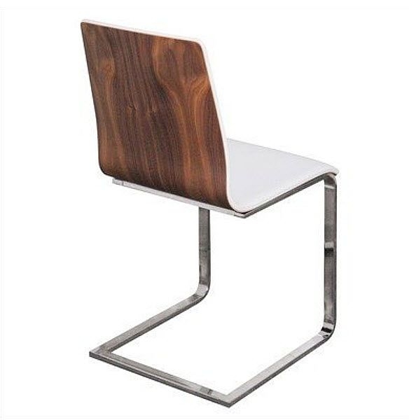 Dining chairs stainless steel legs