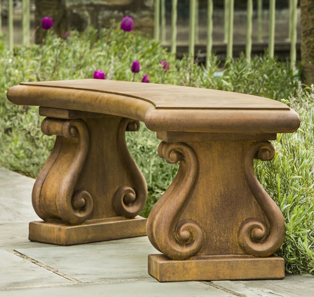 Concrete Garden Benches