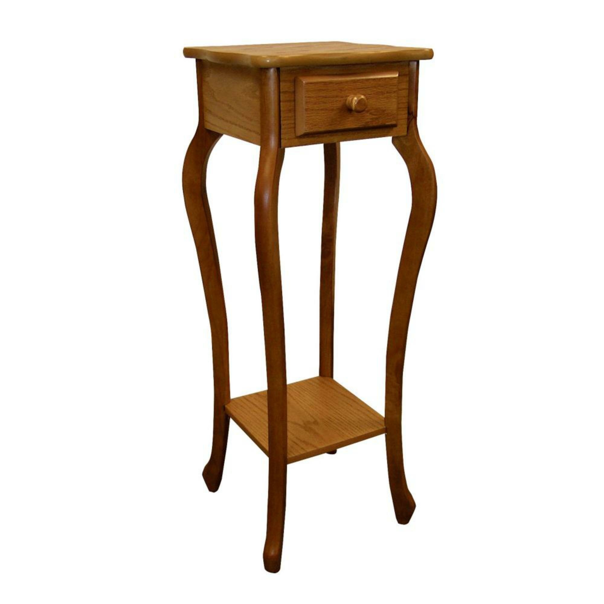Oak plant stand 24