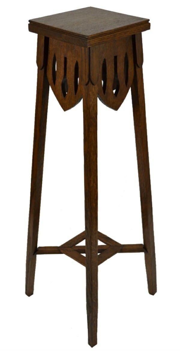 Oak plant stand 3