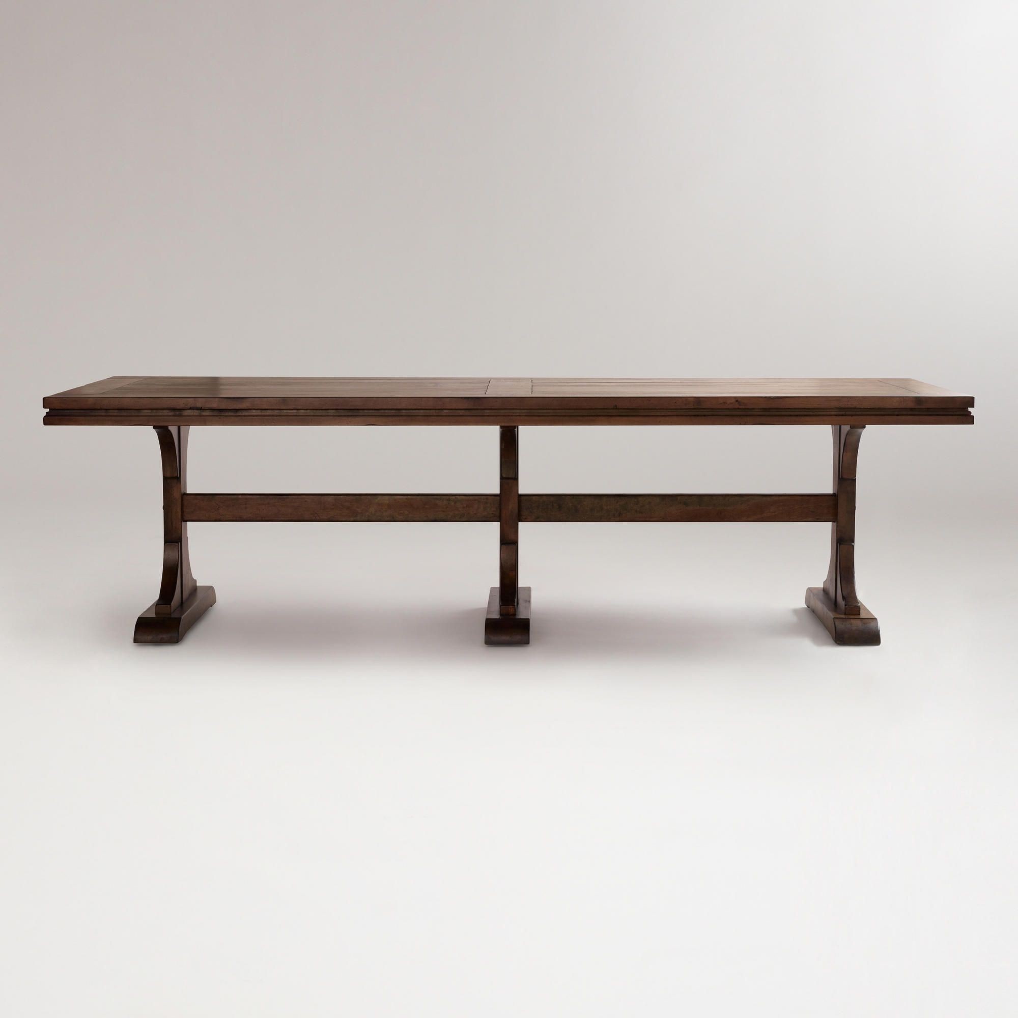 Rectangle pedestal table 1