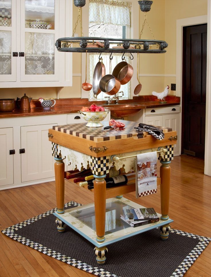 Rolling butcher block cart 7