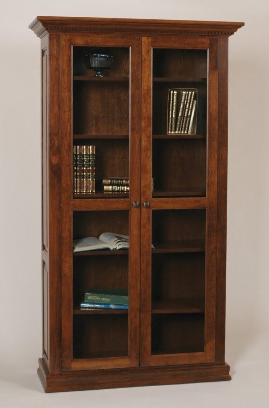 Shelves glass doors