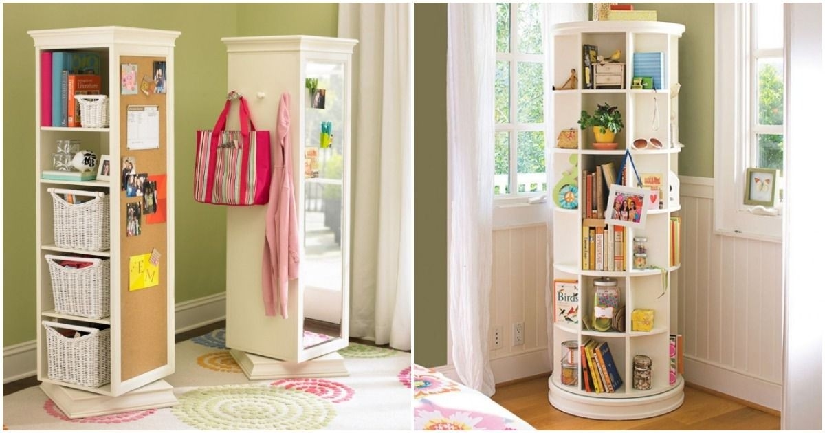 Tall corner bookshelf 14