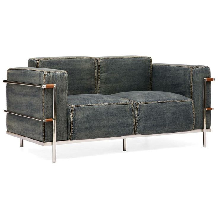 The awesome image below is other parts of denim loveseat