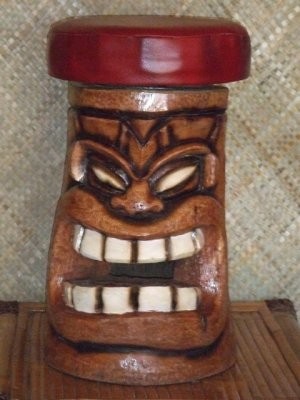 Tiki bamboo bar stools