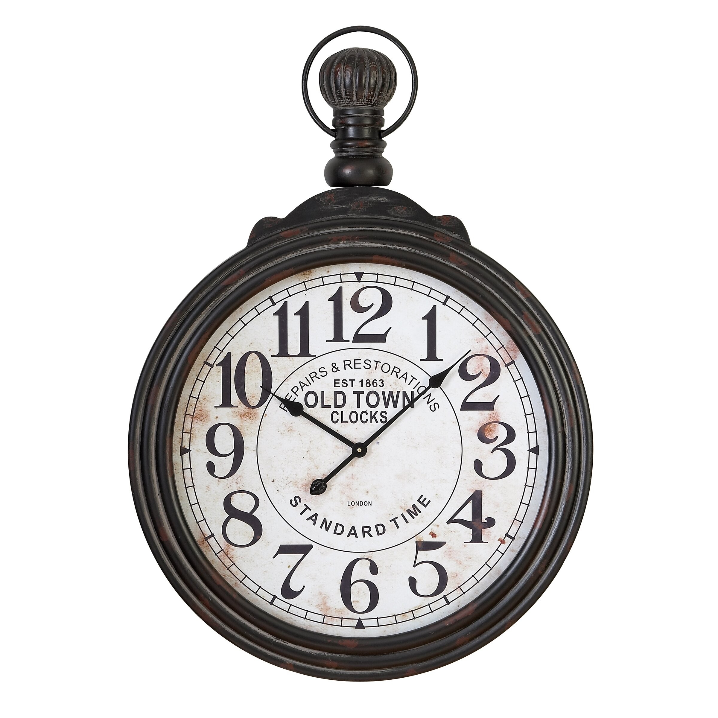 Aspire Pocket Watch Style Large Wall Clock
