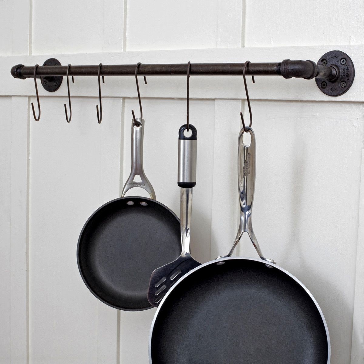 Corner pot rack stand