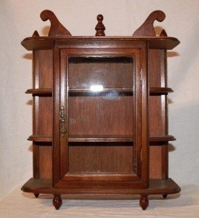 Curio tables with glass