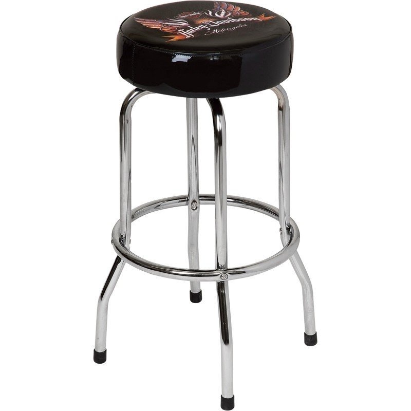 Harley davidson wings bar stool 2