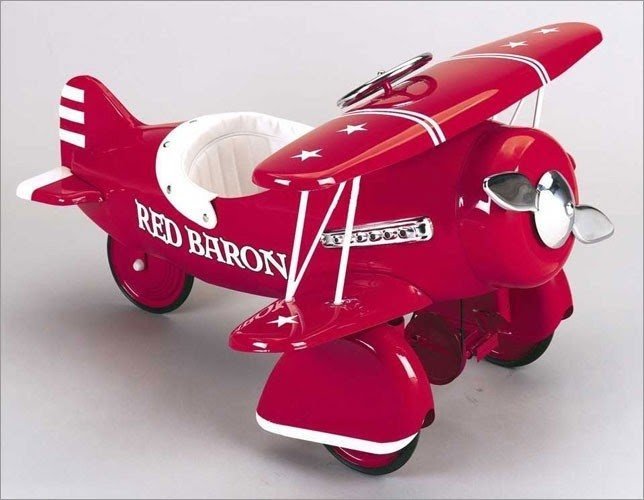 Kids pedal plane