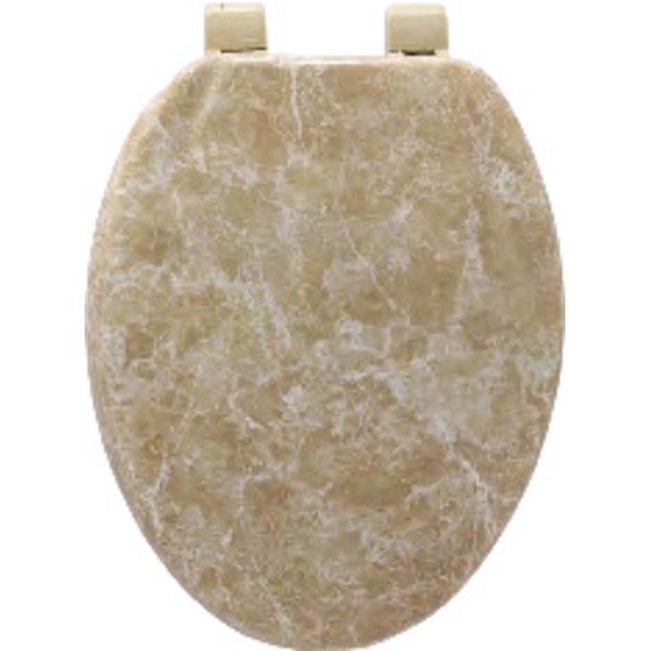Marble toilet seat