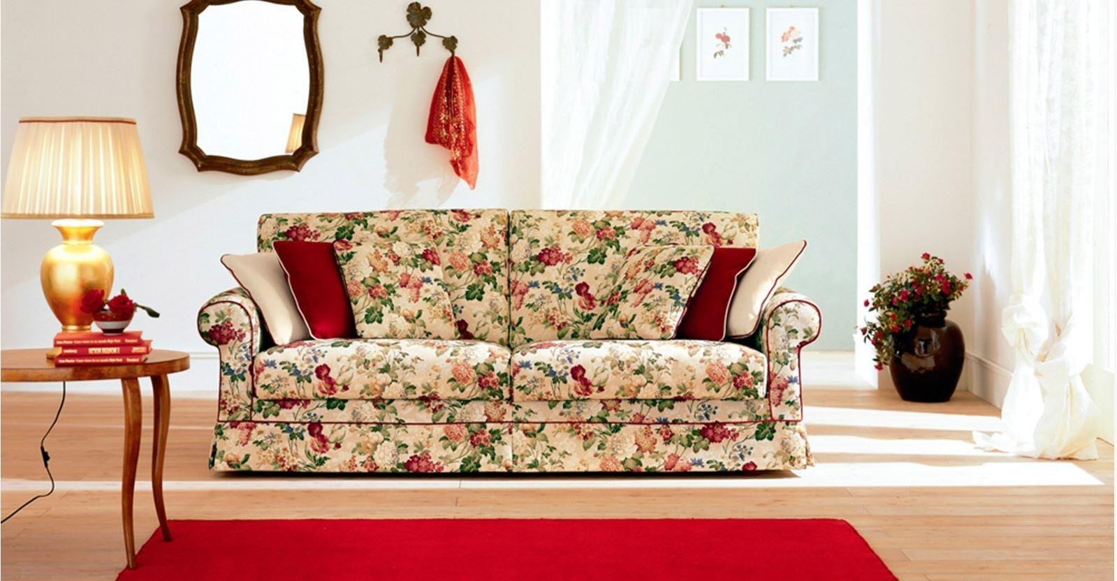 Print fabric sofas 3
