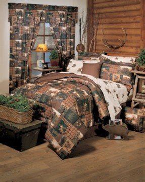 Country comforters cedar run fleece bedding from black forest decor