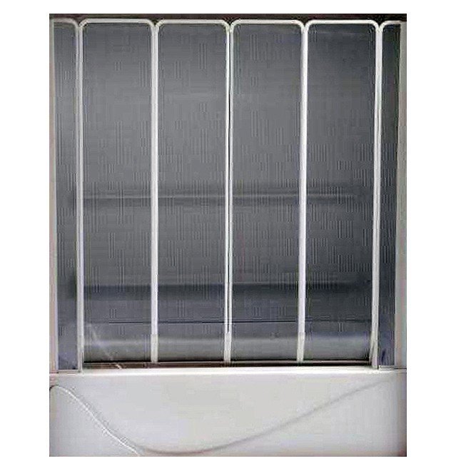 Concertina shower screen doors