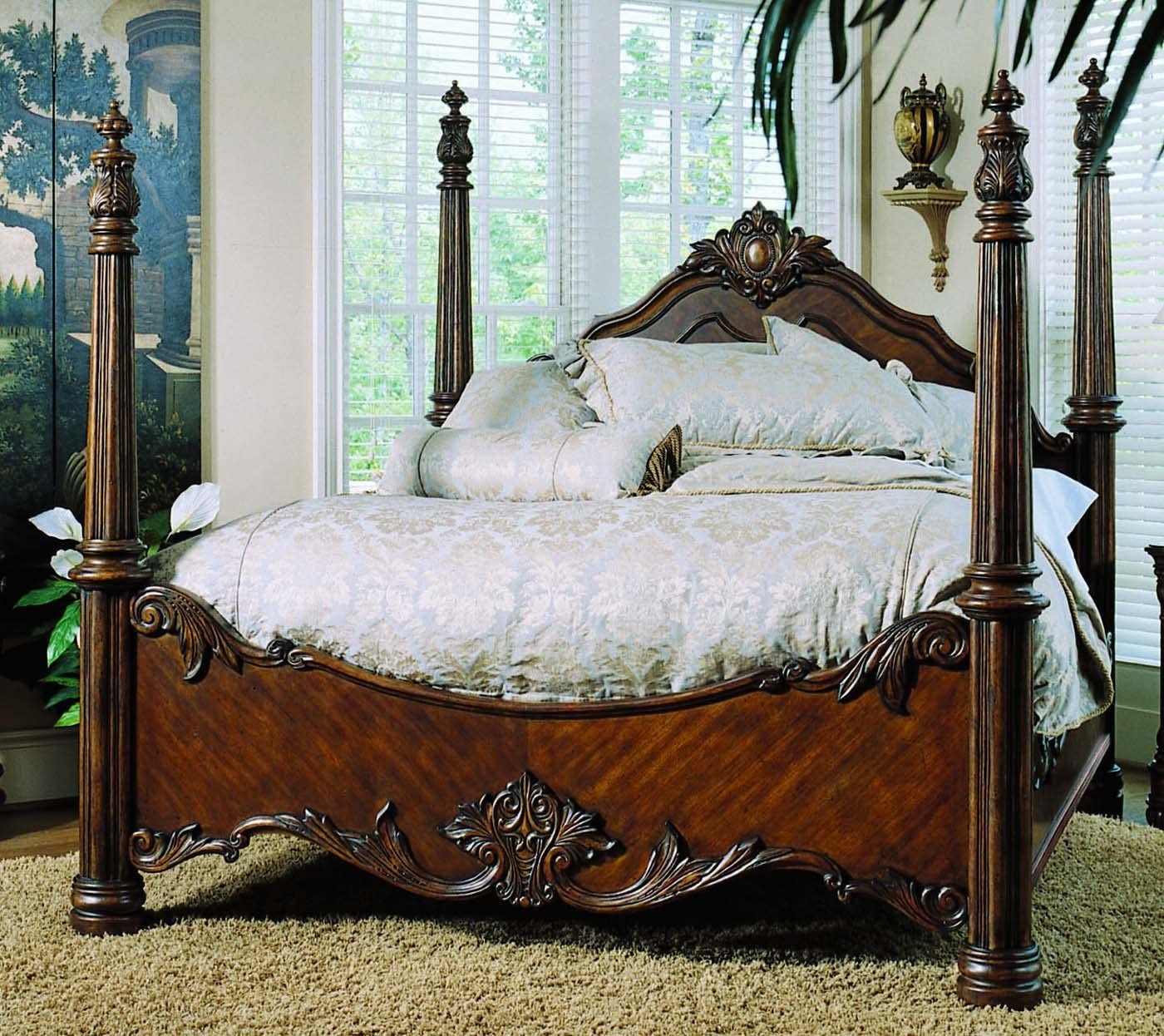 Edwardian poster bedroom set details 1