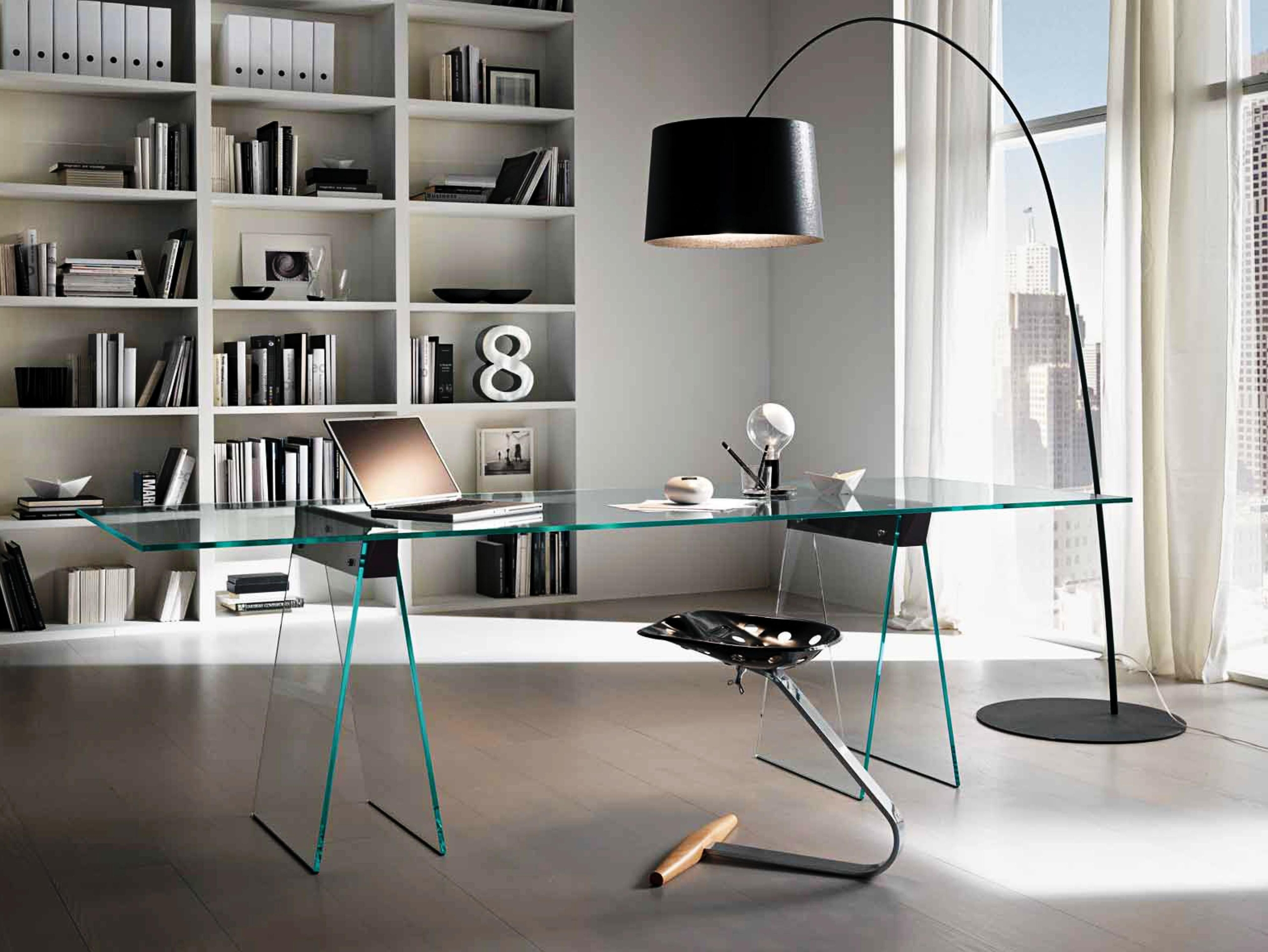 Office desk glass top