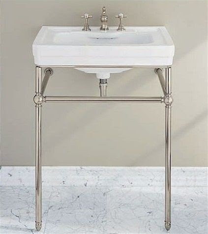 Porcher lutezia console bathroom sink set 24540 bathroom sink