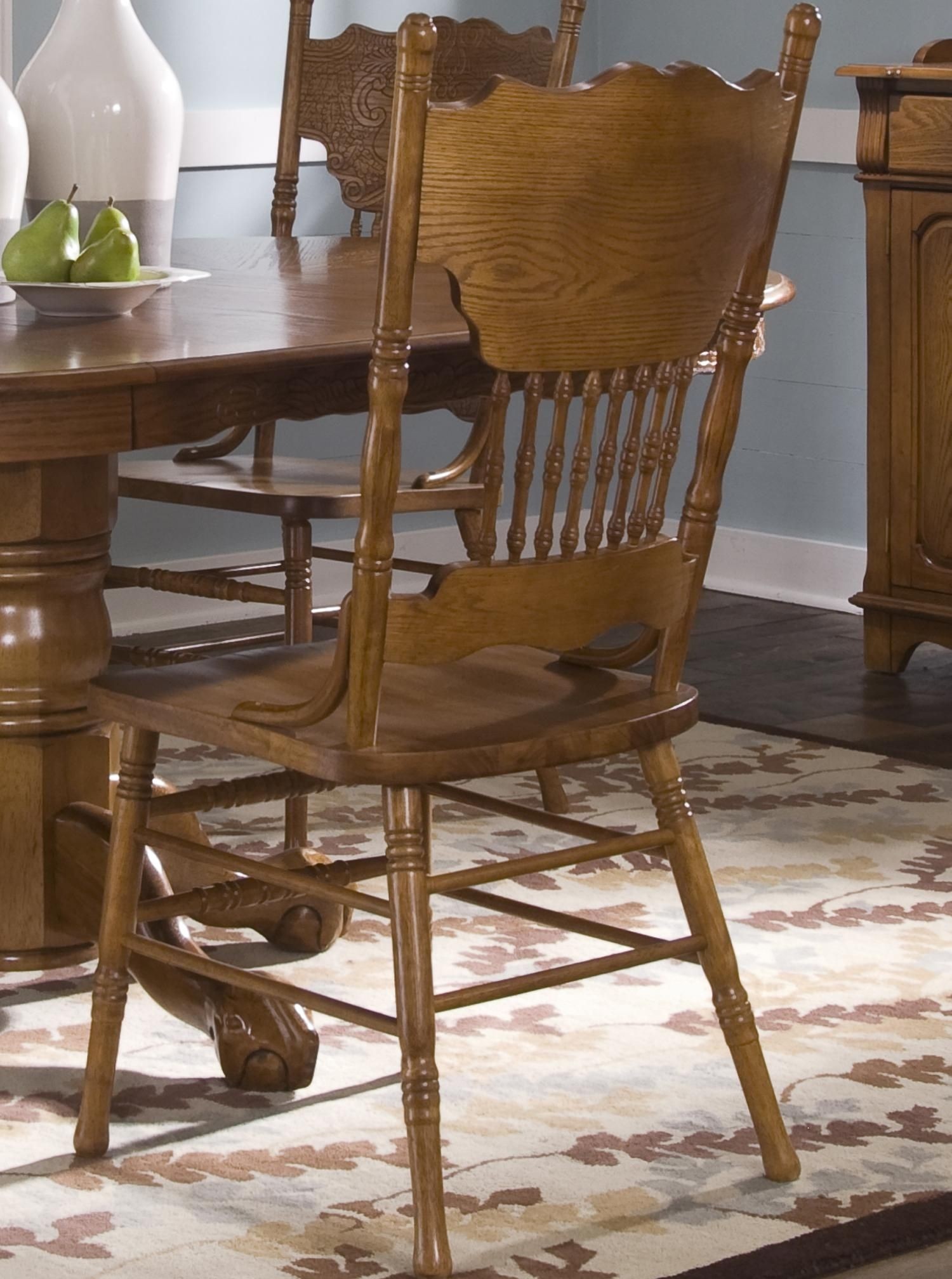21 nostalgia double press back chair