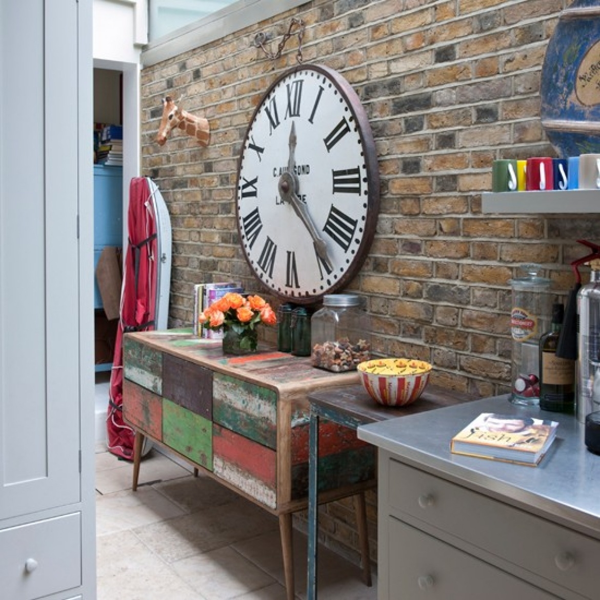 Eclectic kitchen modern kitchen idea sideboard image