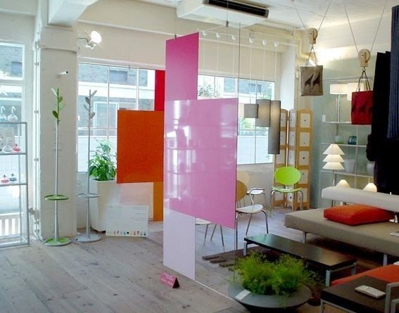 Plexiglass room dividers