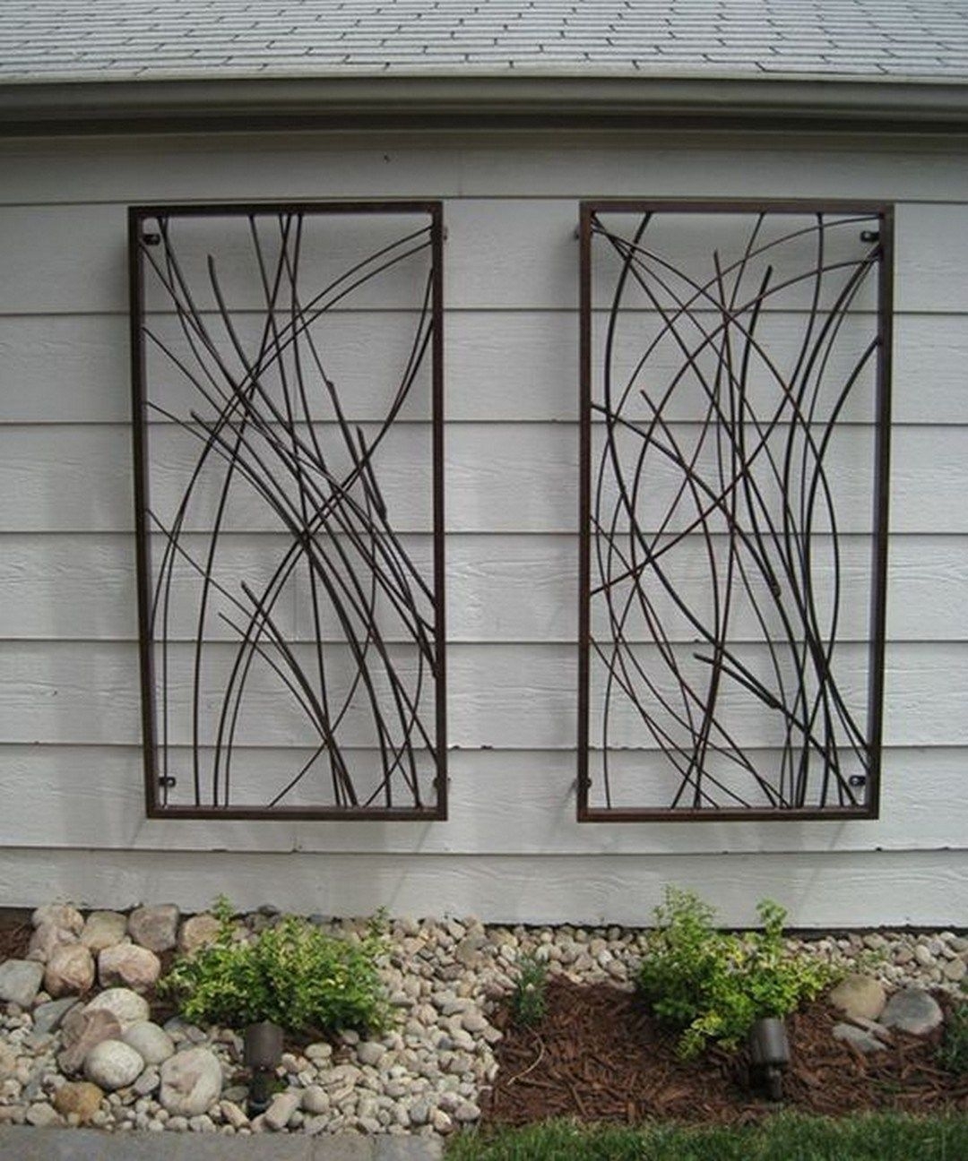 Custom outdoor wall art decoration decorationk resplendent garden