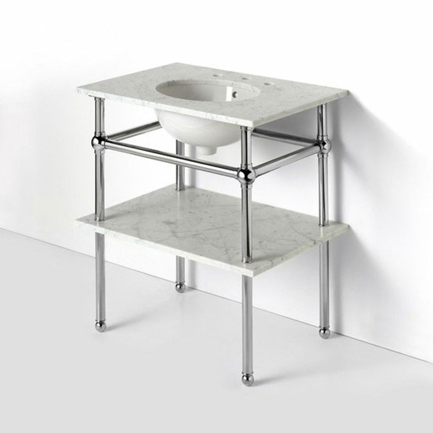 Blp metal four leg single washstand from waterworks 2 400