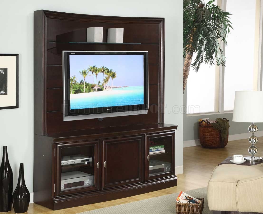 Koppaz tv stand with back panel