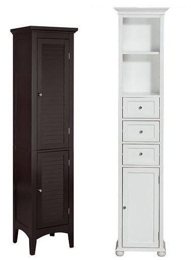 Built in linen cabinet