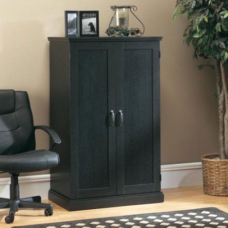 Computer armoire desk hutch workstation workspace cabinet home office 1