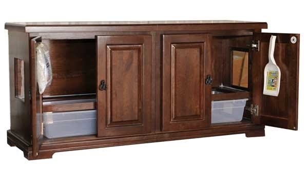 Large litter box furniture