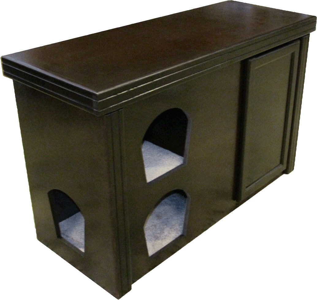 Litter box cabinets