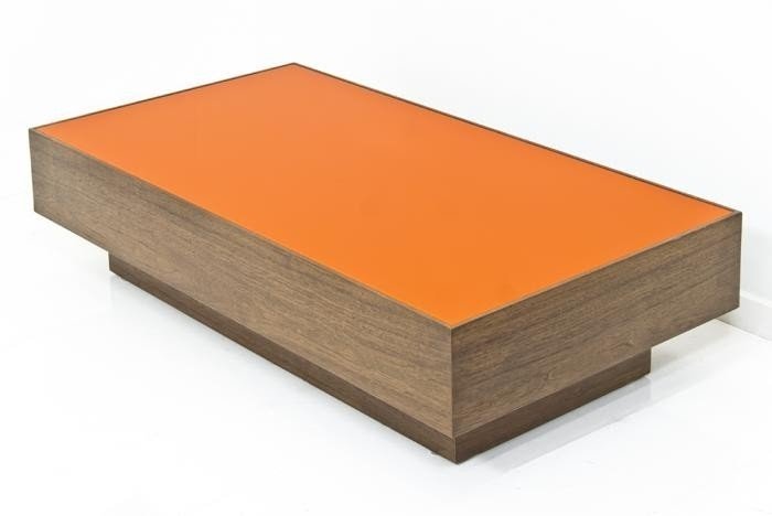 Orange coffee tables 1