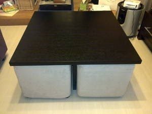 Square coffee table with 4 seats for sale singapore region