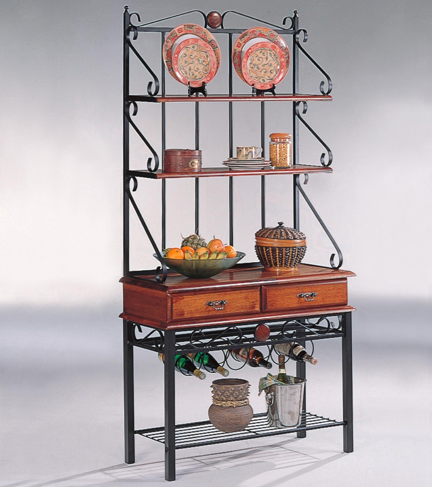 Wrought Iron Bakers Rack