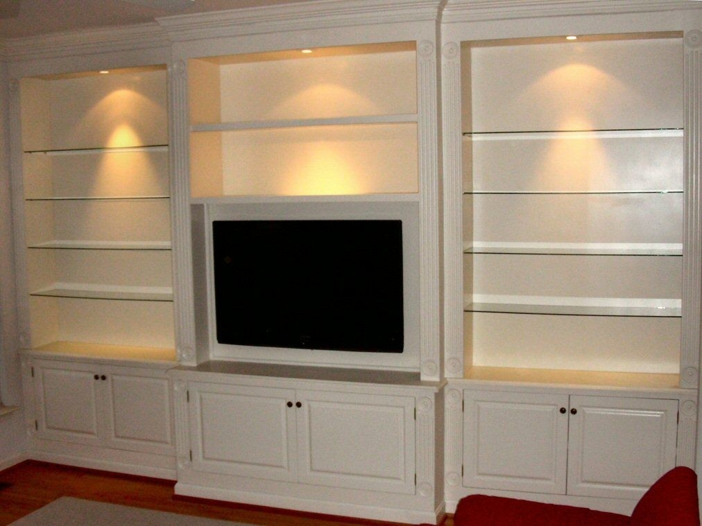 Bookcase entertainment center 1