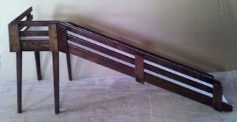 Dog bed ramp