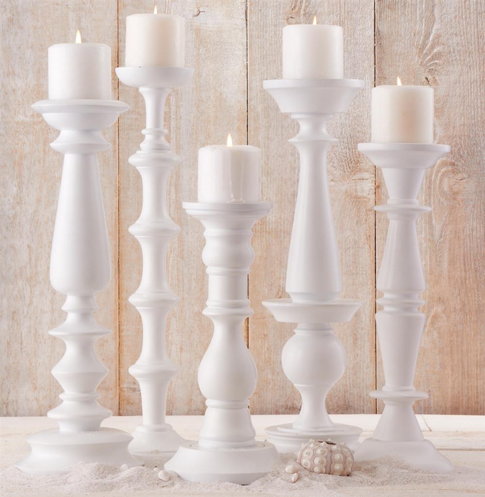 Twos company watercolors tall order pillar candle holder set of