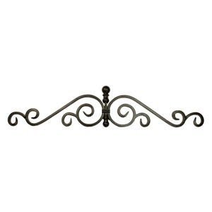 Wall art iron scroll lg