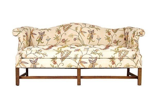 Camel back couch 6