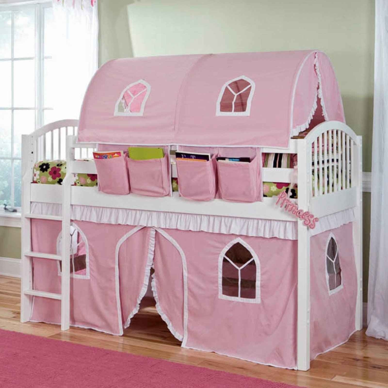 Castle beds for girls loft plans