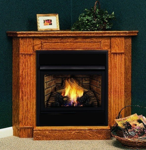 Corner fire places