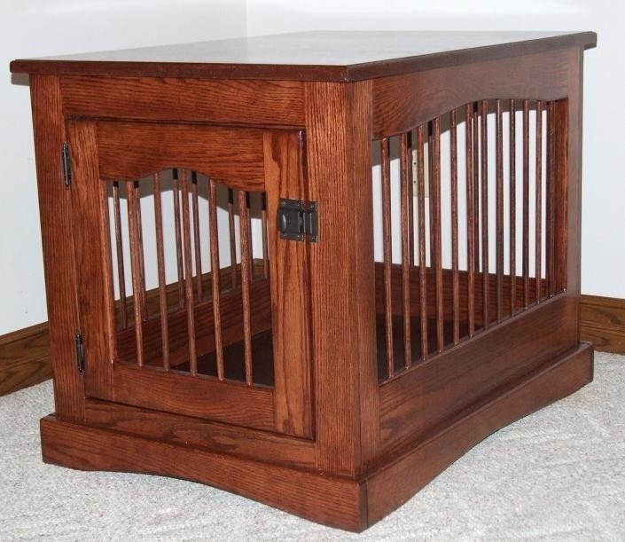 Dog cage table