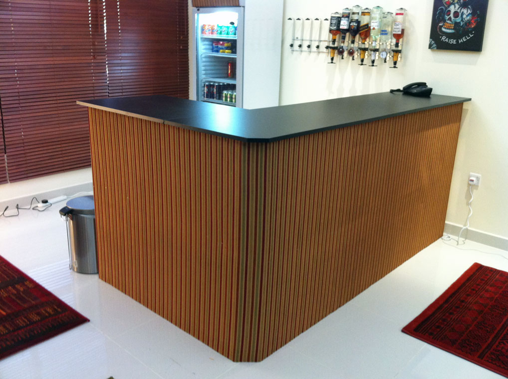 L shaped outdoor bar 2