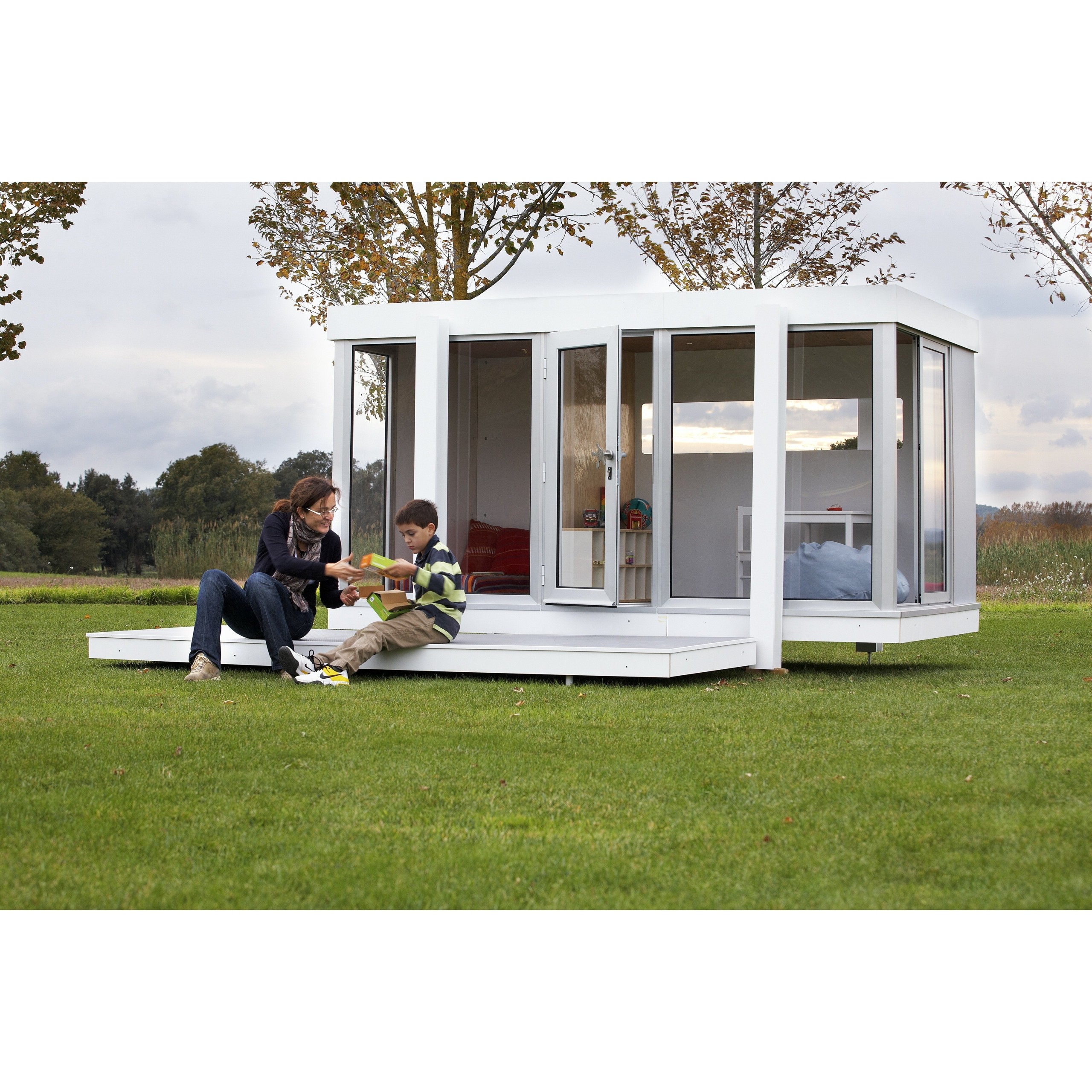 Large wooden playhouses