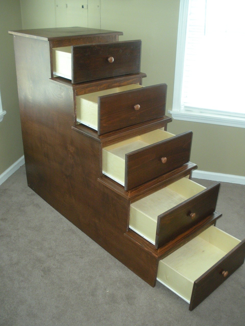 Loft bed stairs plans