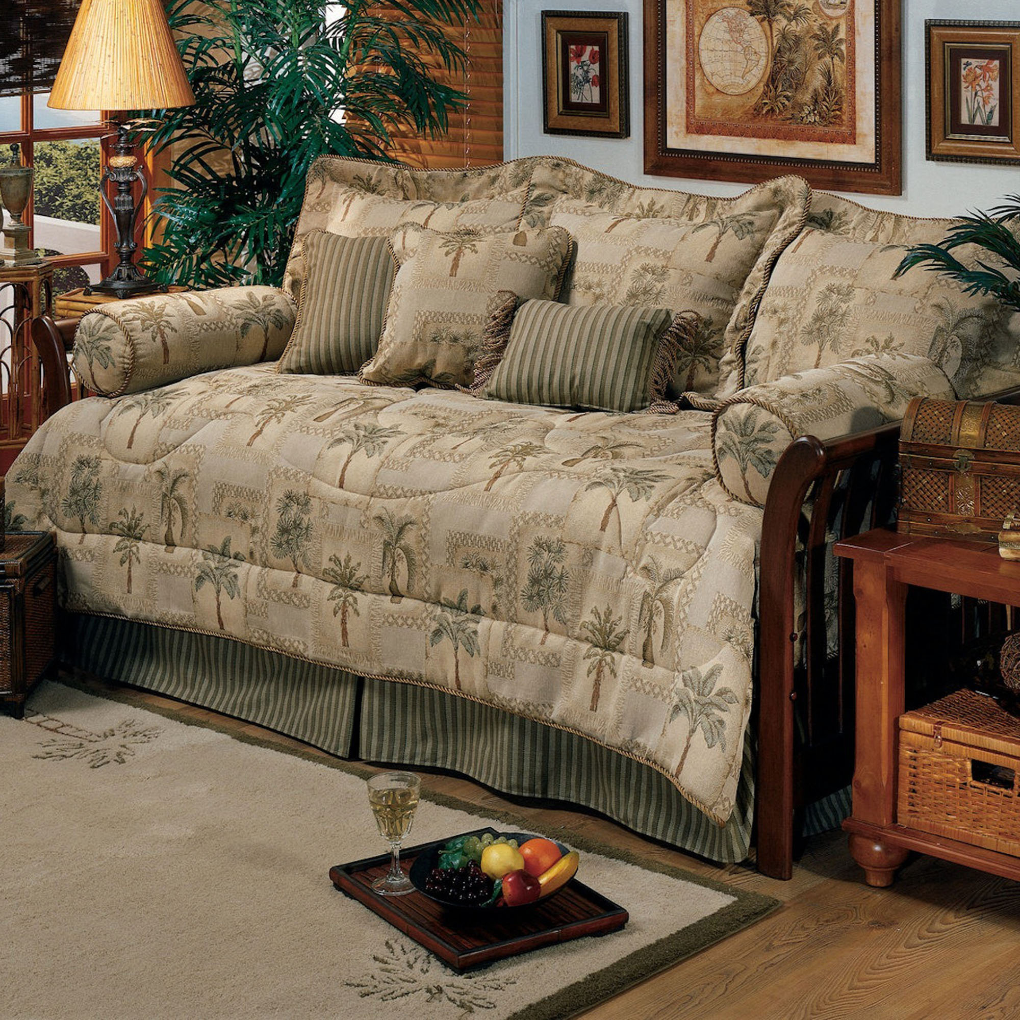 Palm grove daybed set almond daybed