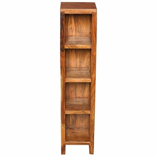 Cube cd tower solid sheesham wood