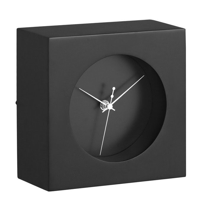 Porthole modern table clock