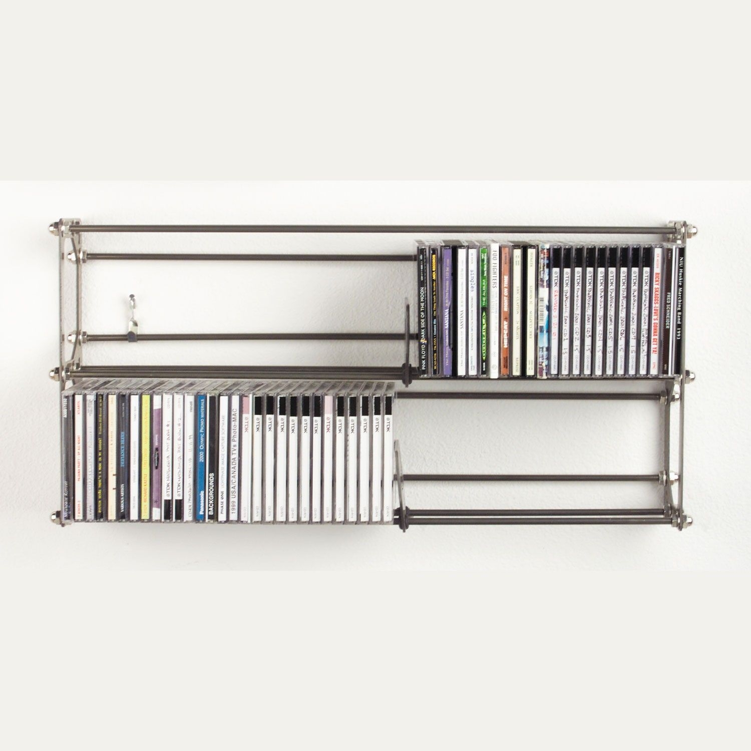 Wall mount cd storage